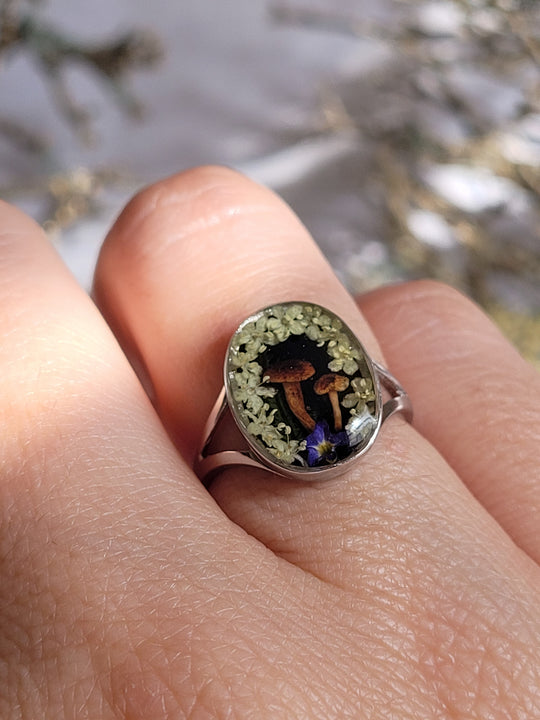 Enchanted Mushroom Forest Ring