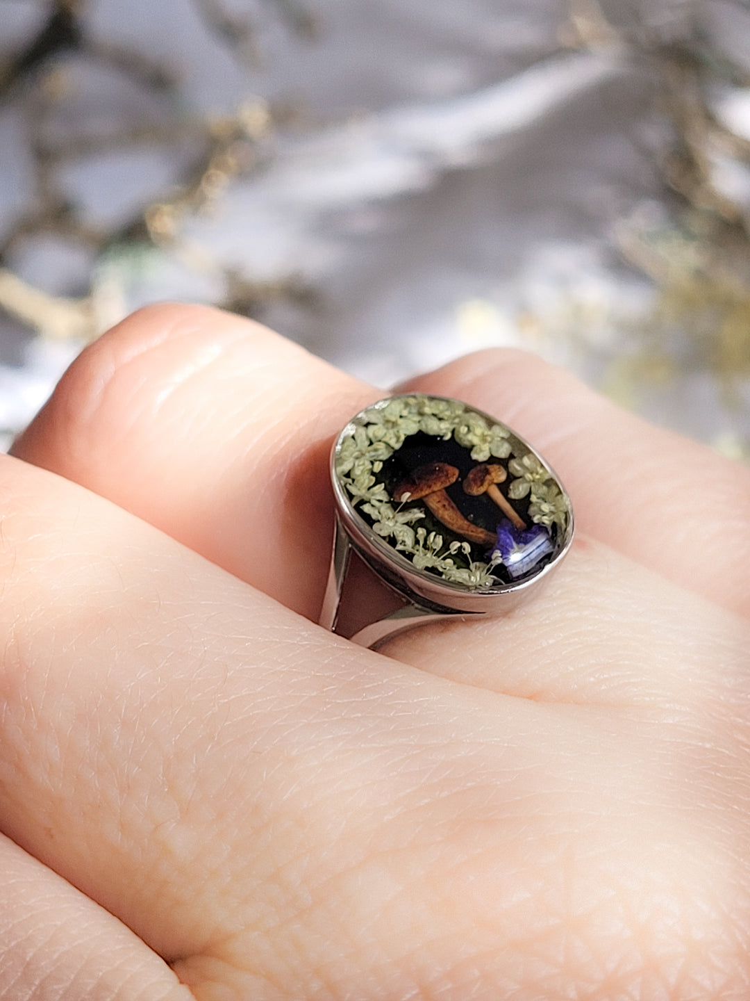 Enchanted Mushroom Forest Ring