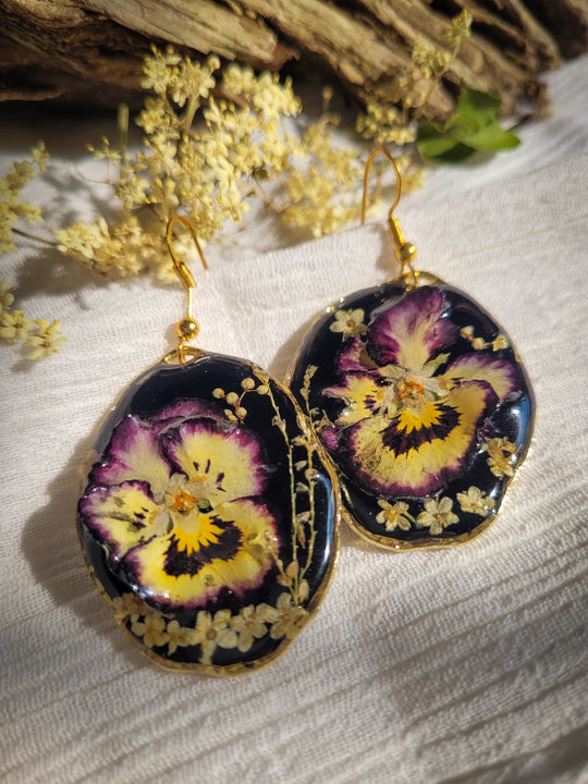 Pansy Delights Earrings