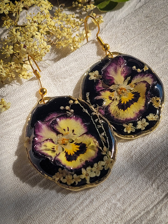 Pansy Delights Earrings