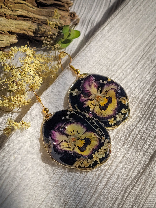 Pansy Delights Earrings