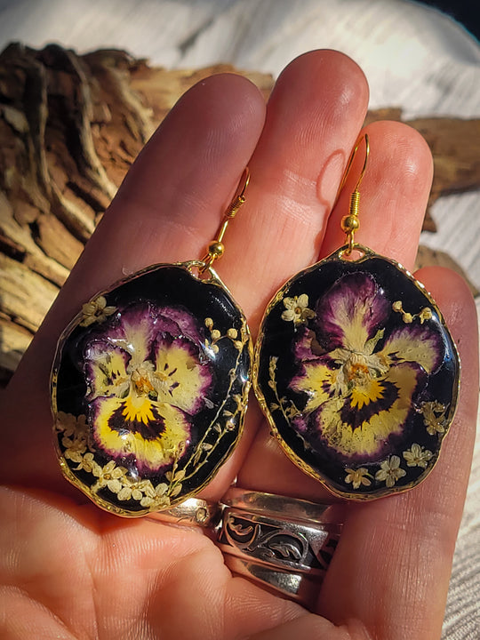 Pansy Delights Earrings