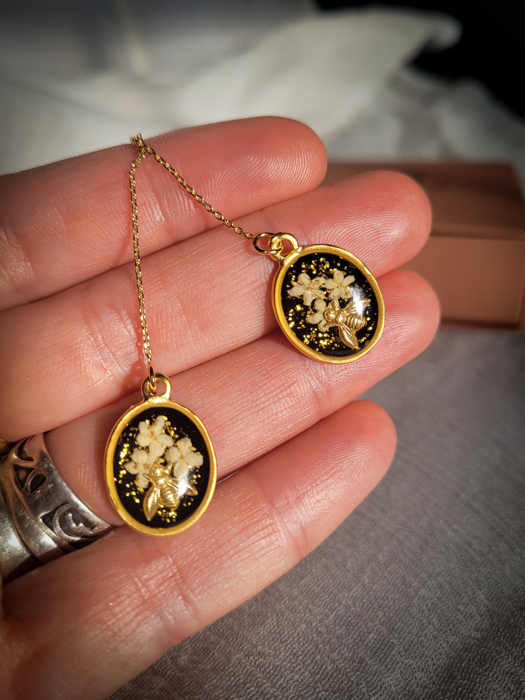 Cute Bee Threader Earrings